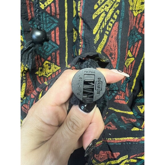 Vintage Men’s GOTCHA Surf Jacket Windbreaker 1/4 Zip Large RARE 90s Geometric - Picture 4 of 15